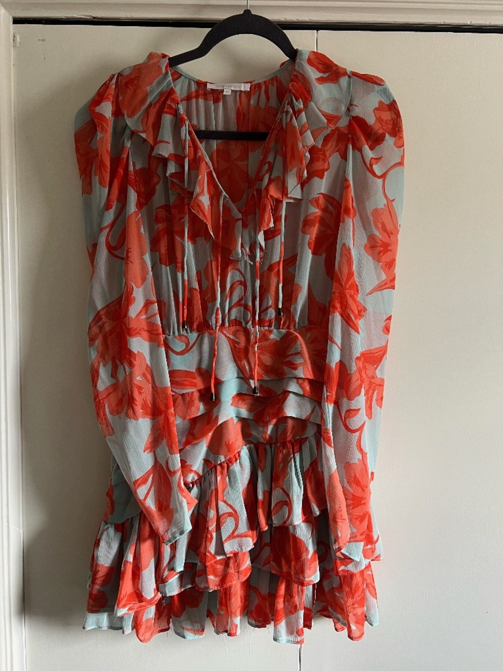 Floral Ruffle Mini Dress